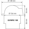 Compas OLYMPIC 100 - PLASTIMO