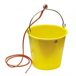 Bucket plastic 10 L Cove marine with eye and end