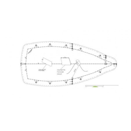 Laser Stratos Keel Taud Dessus - NENUPHAR - NE20265K