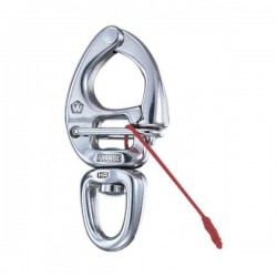 Carabiner Wichard stainless steel HR opening under load 70 mm