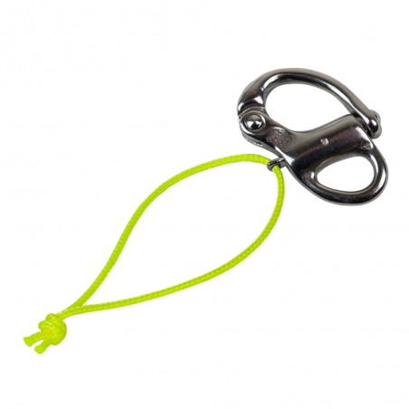 STAINLESS STEEL SNAP SHACKLE WITH LOOP - OPTIPARTS - EX1371L 