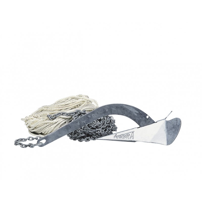Pack anchor chain Britany Long - 6.50 M weight - 1000 Kg