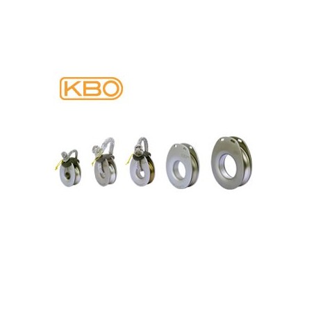 KBO10 à 50 - Poulie aluminium à transfiler - KARVER