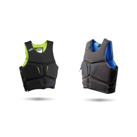 Gilet d'aide à la flottabilité et de protection contre les impacts ZHIK KOLLITION P2 jaune/noir ou bleu/gris - KM NAUTISME Gilet d'aide à la flottabilité et de protection contre les impacts ZHIK KOLLITION P2 jaune/noir ou bleu/gris - KM NAUTISME