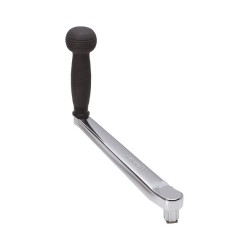 Winch Antal 250 cm bronze chrome crank / handle Ball grip + lock