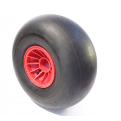 La roue ballon EuroTrax - DURO - 21x12-8 modèle lisse - sur jante rouge ou noire