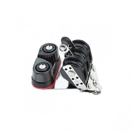 Poulie Bullet triple/taquet/ringot Poulie Bullet triple/taquet/ringot