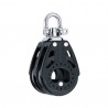 Double pulley Carbo 75 mm