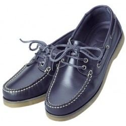 Chaussures bateau Crew bleu marine