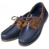 Boat Shoes Navy Blue Crew / Brown