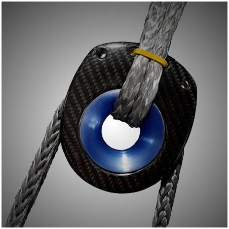 Poulie Karver KBTi50 - KM Nautisme - Poulie Carbone Titane Poulie Karver KBTi50 - KM Nautisme - Poulie Carbone Titane