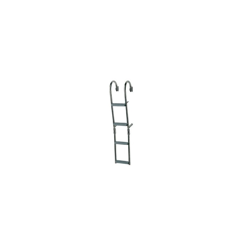 Folding ladder steps narrow butts 180 ° 2 levels fixed + 2 mobile