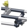Cross bar for V-block carrier - to trim position of the Jet on the trolley - for JetTrax+RibTrax