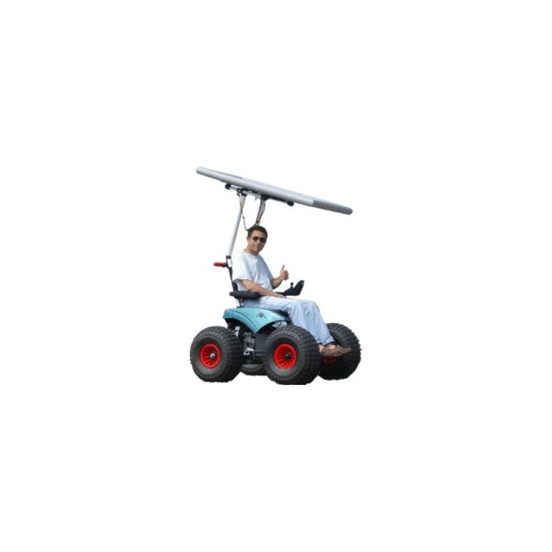 cad.weazle/E/S - fauteuil roulant automoteur à roues ballon avec toit solaire