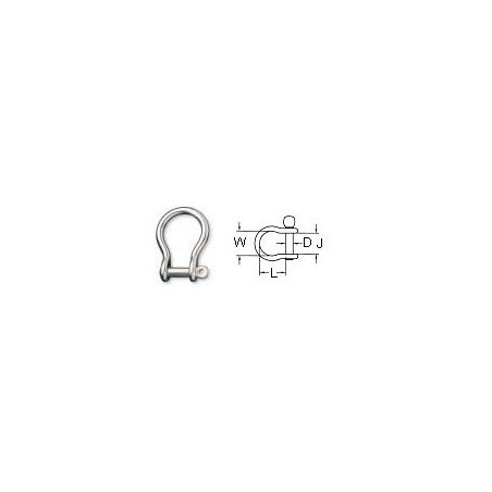 Ronstan Manille lyre 4mm Ronstan Manille lyre 4mm