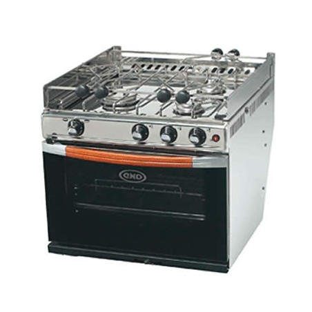Stove oven grill Eno Brittany 3 lights stainless steel oven