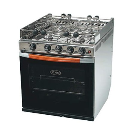 Réchaud four grill Eno Chef 4 feux four inox