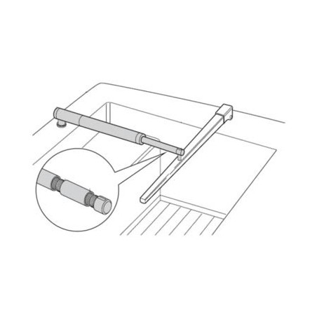 Rallonge de vérin pour pilote automatique Raymarine ST1000 - ST2000 Longueur 76 MM