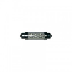 Ampoule navette 6 Leds 12V 10x42 mm 1W (x2)