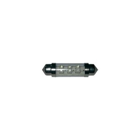 Ampoule navette 6 Leds 12V 10x38 mm 1W (x2)