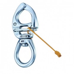 Carabiner Wichard stainless steel HR opening under load 80 mm