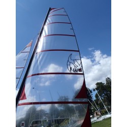  Achat GV Hobie Cat 16 NX5 Forward Sailing - Fenêtre monofilm, Voile très résistante prix bas garantie - Grand Voile Hoby Cat