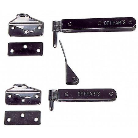 Optiparts - Kit complet aiguillot/femellots/languette de sécurité pour optimist - EX1150  KMNautisme