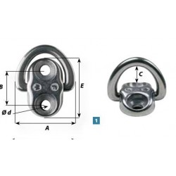 Cadène articulée inox Ø6mm