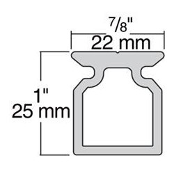 Small Boat High-beam CB Track w/100mm hole spacing