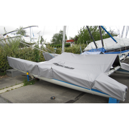 Full protection canopy for Tornado catamaran